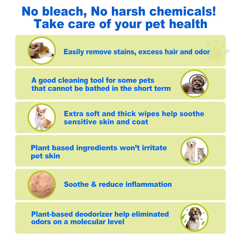 Plant‑based hypoallergenic cat wipes