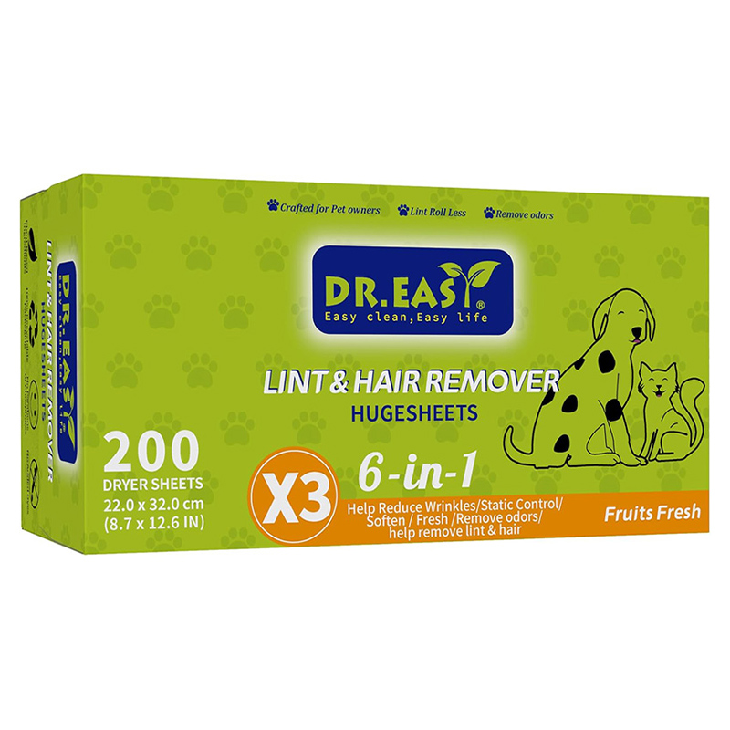 Pet Hair Remover Dryer Sheets