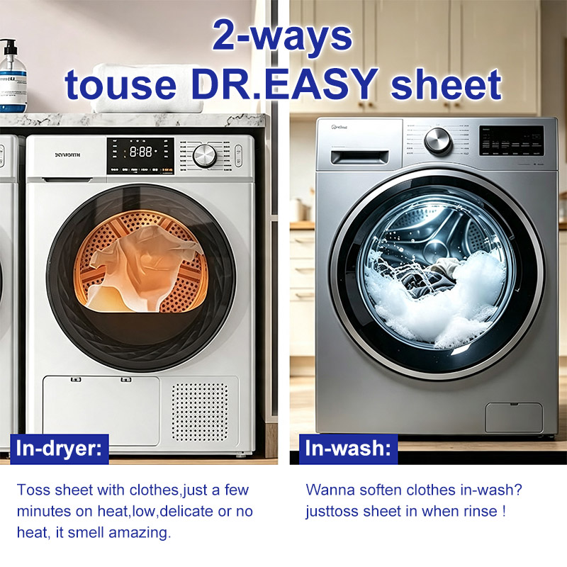 Wet Dryer Sheets for laundry and dryer use